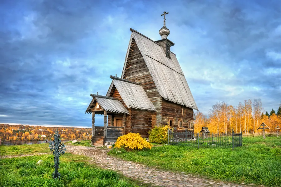 Nhà thờ gỗ trên đồi Levitan, Plyos