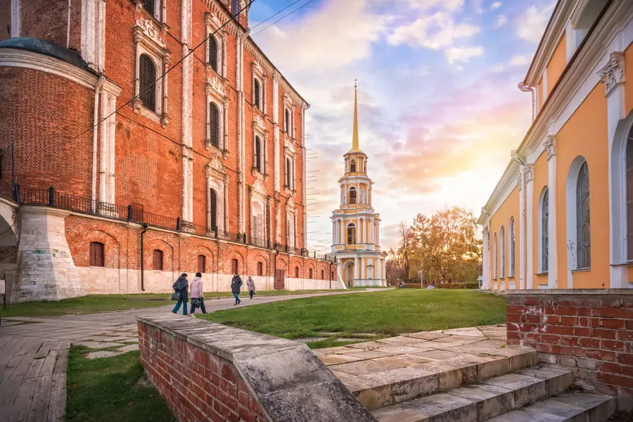 Nhà thờ Uspensky và tháp chuông Kremlin Ryazan