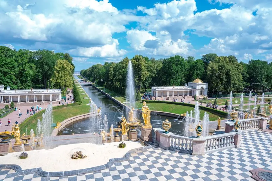 Đài phun nước Grand Cascade, Peterhof