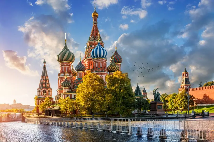 Quảng trường Đỏ và nhà thờ Thánh Basil, Moscow